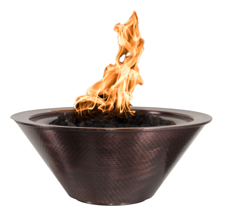 CAZO FIRE & WATER BOWL  – HAMMERED PATINA COPPER  The Outdoor Plus