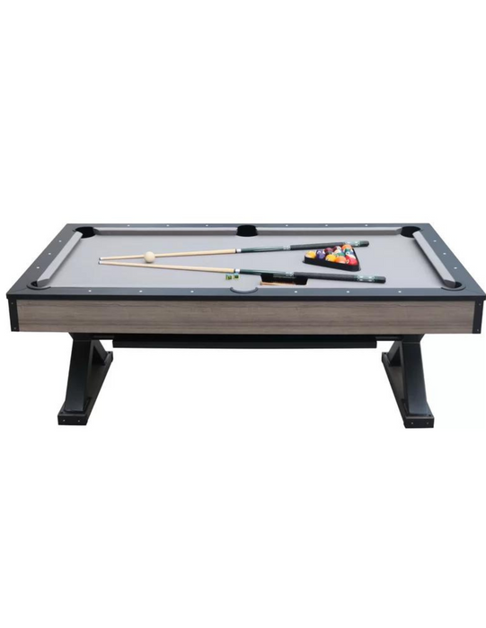 Playcraft Wolf Creek Pool Table with Dining Top and Steel Legs