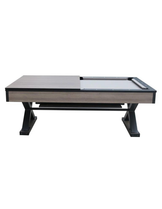Playcraft Wolf Creek Pool Table with Dining Top and Steel Legs