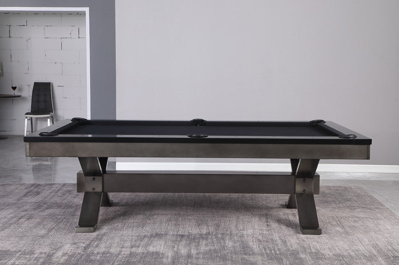 Axton 8' Slate Pool Table By Plank & Hide Co